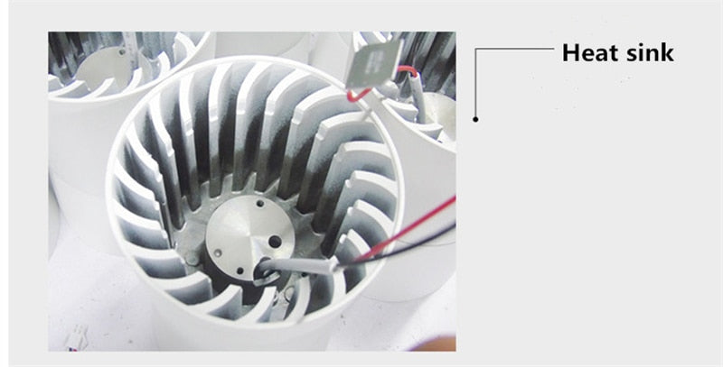 Led downlight Surface mounted 3W/5W/7W/12W/15W Adjustable 90 degrees Spot light 360 Rotatable led lamp LED Ceiling Lamp