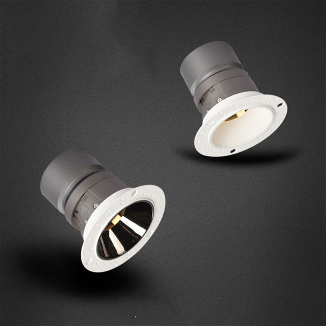 New LED Downlight Ceiling 5W 7W 12W led Ceiling lamp Black White Adjustable led Recessed Downlights for home picture gallary