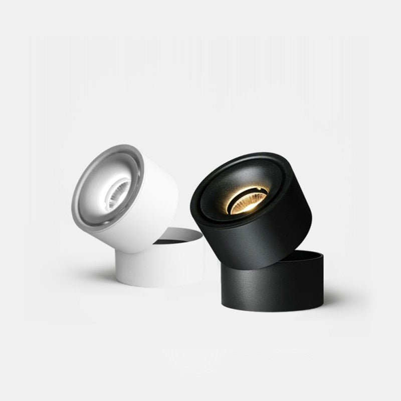 Surface Mounted Mini Embedded COB LED Downlights 5W 7W 12W 360 degree rotation LED Ceiling Lamp Spot Light Downlight