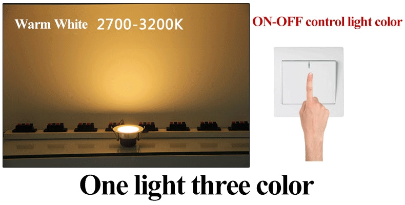 Changeable Led Downlight 4pcs 3W 5W 7W 9W 12W Downlight 2835chip Lamps lights Led Ceiling Lamp Home Indoor Lighting 220-265v