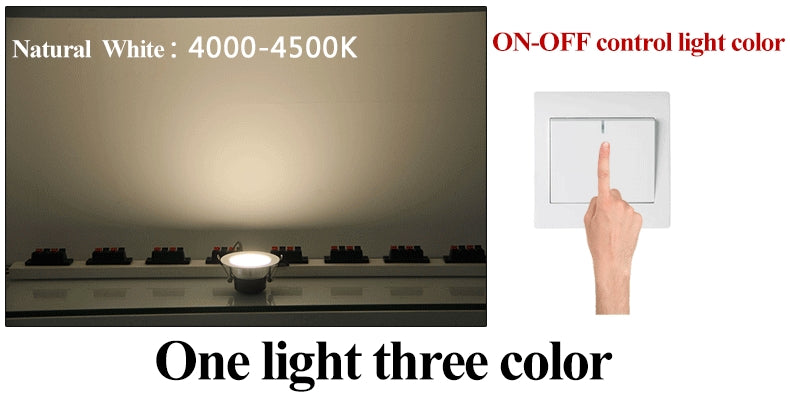 Changeable Led Downlight 4pcs 3W 5W 7W 9W 12W Downlight 2835chip Lamps lights Led Ceiling Lamp Home Indoor Lighting 220-265v