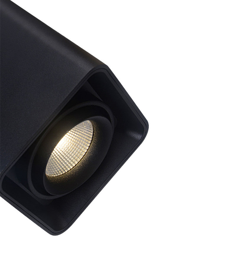 Dimmable Square LED Mounted Down Lamp LED Ceiling Lights 10W 20W AC110V 220V Downlight Direction Adjustable Indoor Lighting