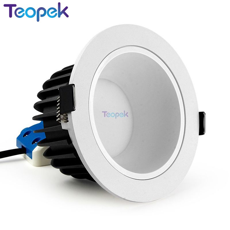 MiBoxer Anti-glare RGB+CCT LED Downlight 6W 12W 18W Dimmable Ceiling 110V 220V FUT070 FUT071 FUT072 60 Degree Angle