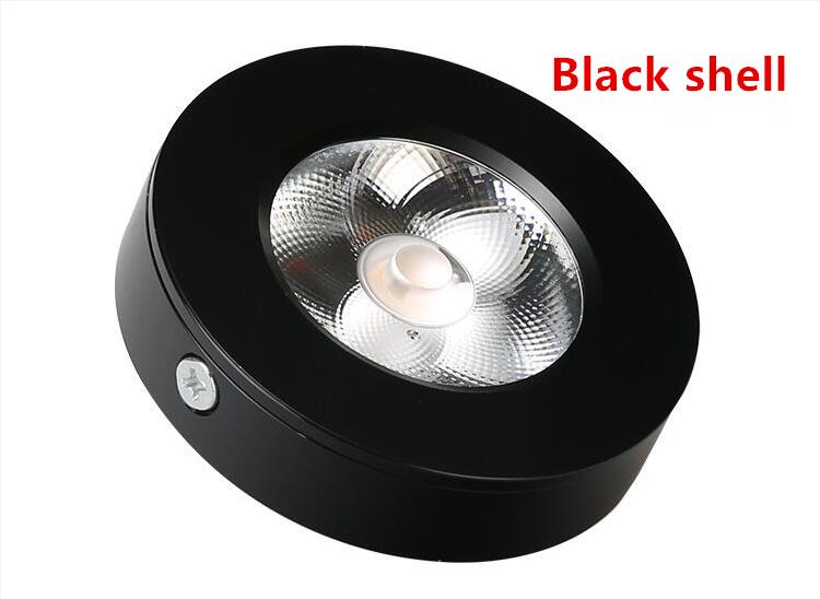 LED Panel lamps Mini Downlights 5W Cabinet Showcase Down Lights COB Surface Mounted Spot Ceiling 85-265V
