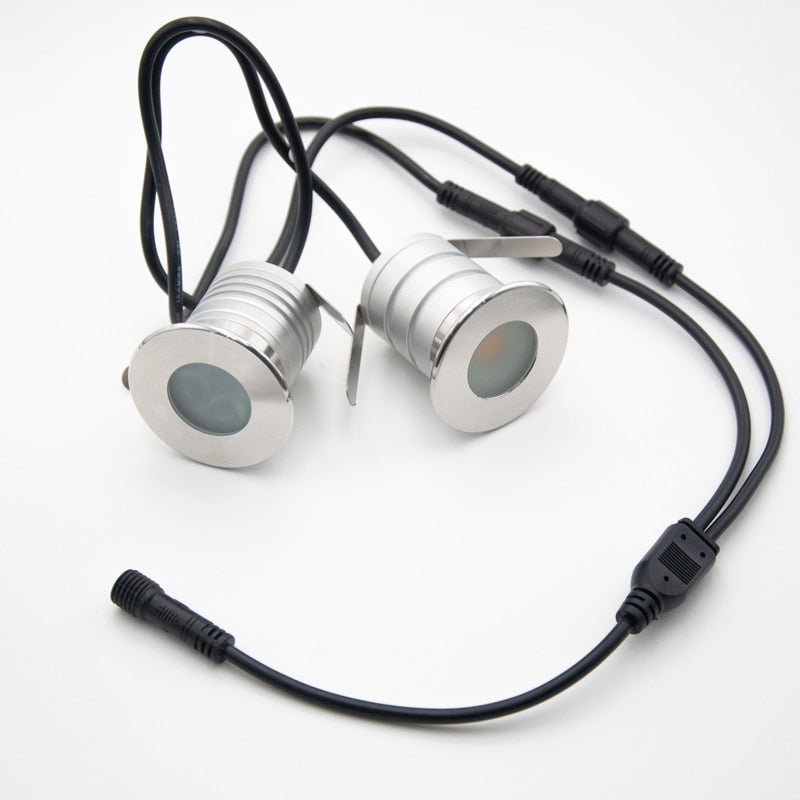 Dimmable IP67 3W 12V-24V DC Mini LED Downlight Lamp Garden Underground Pool Park Spot Lighting Marine Boat Ceiling Lamps