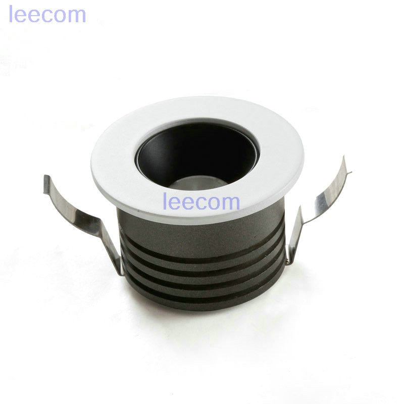 Led Mini Cabinet Downlight 3w Diameter 40mm 2022 4pcs/lot Ac230v black Frame Recessed Ceiling No Flicker