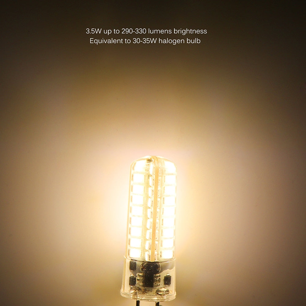 Konesky 7W Night Light 72-LED Bulb Light 12V G6.35 Bulb SMD2835 Energy-Saving for Downlight Bedroom