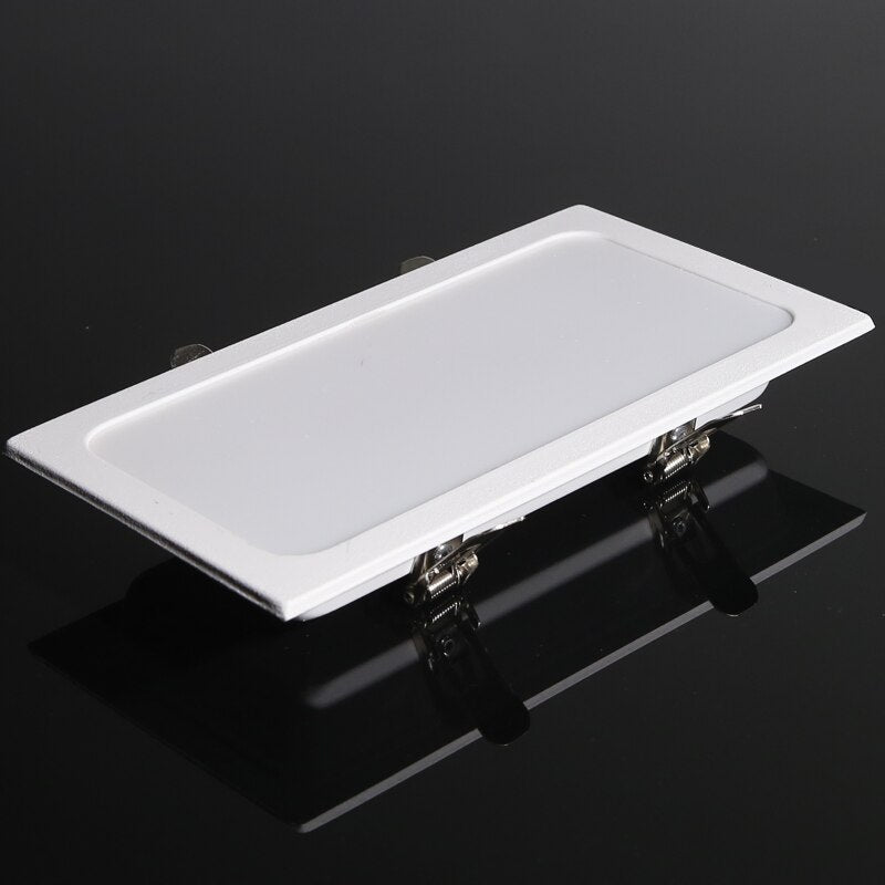 LED downlight 1 panel embedded 12W 18W 24w square LED spotlight LED ceiling light AC110V 220V
