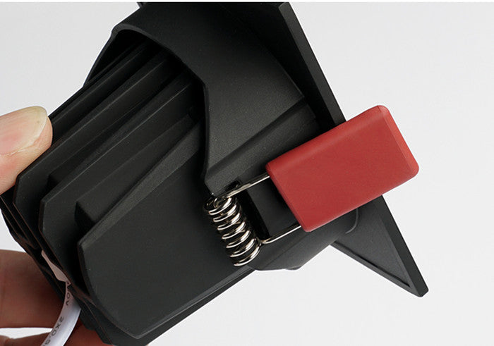 GAOYI Square LED Downlight 7W 12W 15w 20w 85-265V COB Ceiling Kitchen Living Room Indoor Angle Adjustable Anti Glare Recessed