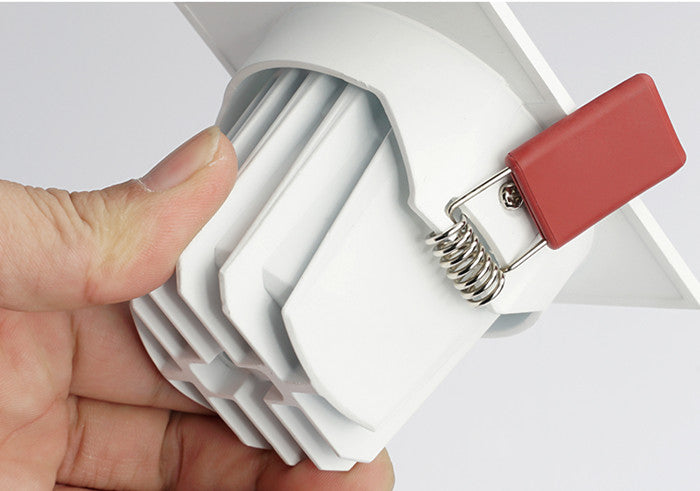 GAOYI Square LED Downlight 7W 12W 15w 20w 85-265V COB Ceiling Kitchen Living Room Indoor Angle Adjustable Anti Glare Recessed