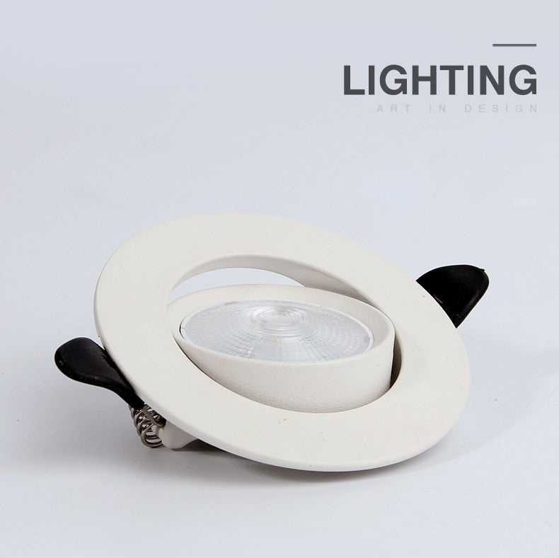 Ultra-thin recessed led downlight 5w 10w 15w 20w panel light Built-in LED mini downlight