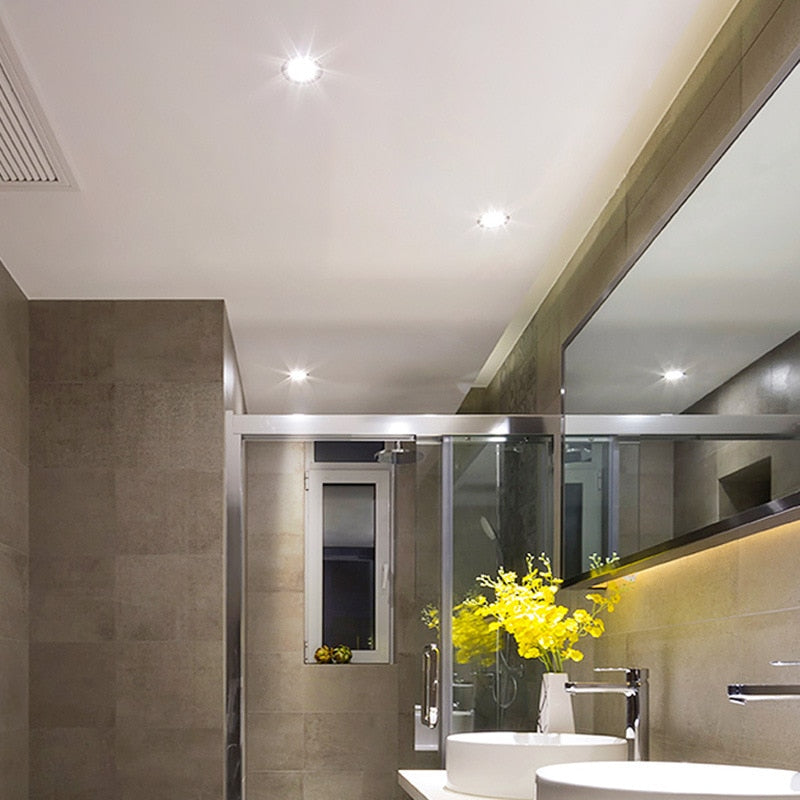 Ultra-thin recessed led downlight 5w 10w 15w 20w panel light Built-in LED mini downlight