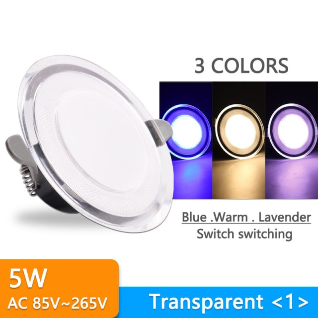 LED Downlight 3w 5w 10 Pcs spot led light 3000k 4500K 6000K AC 220V-240V Downlight Kitchen living room Indoor recessed lighting
