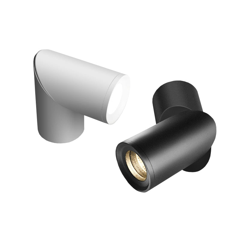 Surface mount downlight 3W 5W 7W 12W 15W, 360° rotating spotlight AC85-265V LED wall light COB downlight indoor lighting