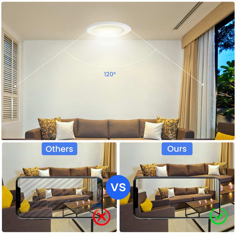 AMBOTHER LED Downlight 36W Recessed Round LED Ceiling Lamp SMD2835 AC85-265V Warm White 3000K Ceiling Spot Light Indoor Lighting