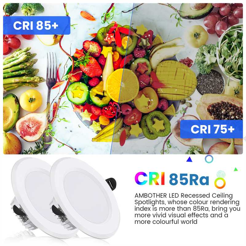 AMBOTHER LED Downlight 36W Recessed Round LED Ceiling Lamp SMD2835 AC85-265V Warm White 3000K Ceiling Spot Light Indoor Lighting