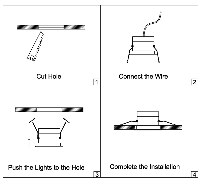LED downlight 5W Round Recessed Lamp Indoor led 7W spot lighting for living room Bedroom lights Led Bulb Kitchen 110V 220V