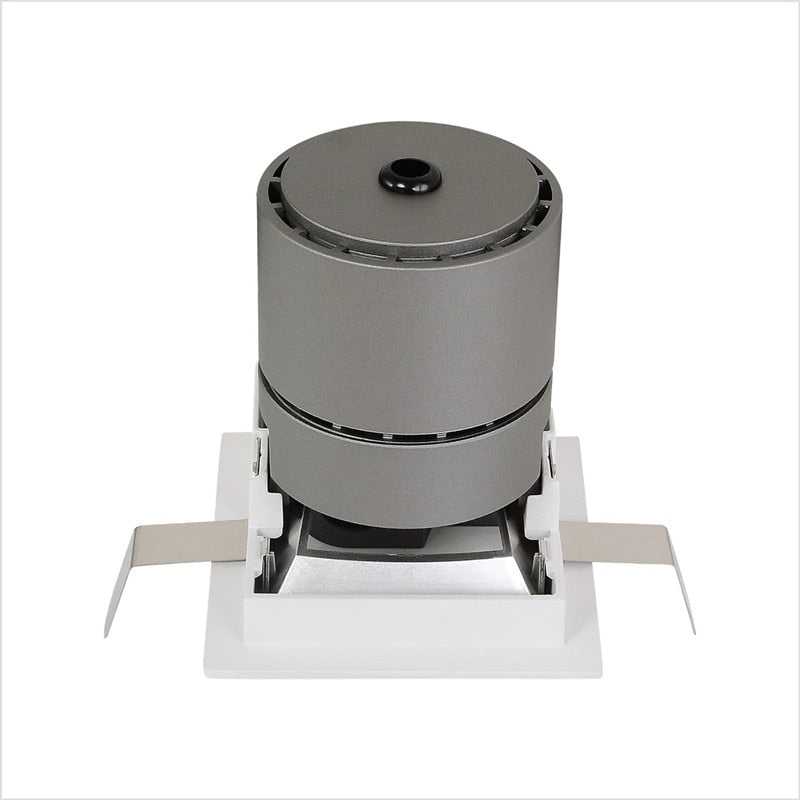 Recessed LED Spotlight 24° 18W 24W Square Lamp Downlight COB Dimmable AC 110V 220V Warm Cold white For Hotel Ceiling Lighting