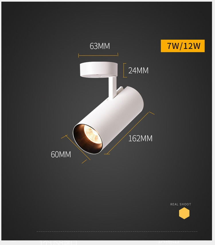 ACETIDE Surface Mounted Downlights Foldable 360° Rotatable COB LED Ceiling Spot Lights 7W--30W LED Lamps Background Wall Lighti