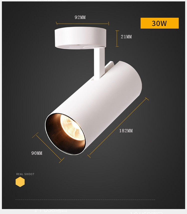 ACETIDE Surface Mounted Downlights Foldable 360° Rotatable COB LED Ceiling Spot Lights 7W--30W LED Lamps Background Wall Lighti