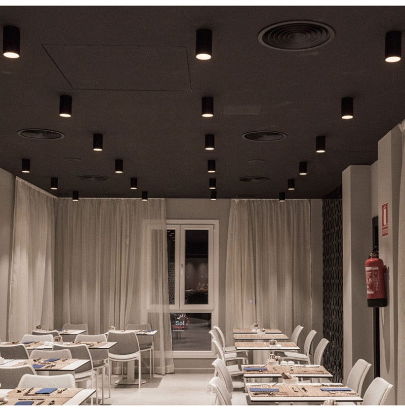 Dimmable Round Surface Mounted LED Downlights 9W 12W 15W 20W COB LED Ceiling Spot Light AC85-265V LED Ceiling Lamp Indoor Lighting