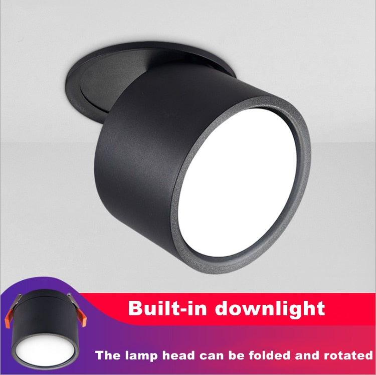 Dimmable LED Downlight COB Spotlight 10W 18W Ceiling Lamp AC85-265V Aluminum Recessed Downlights Round Led Panel Light