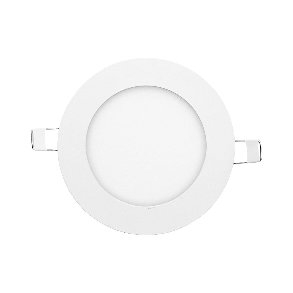White Round Square LED Downlight 3W 6W 9W 12W 15W 18W Dimmable Ceiling Panel Light Recessed Bulb AC 220V 110V