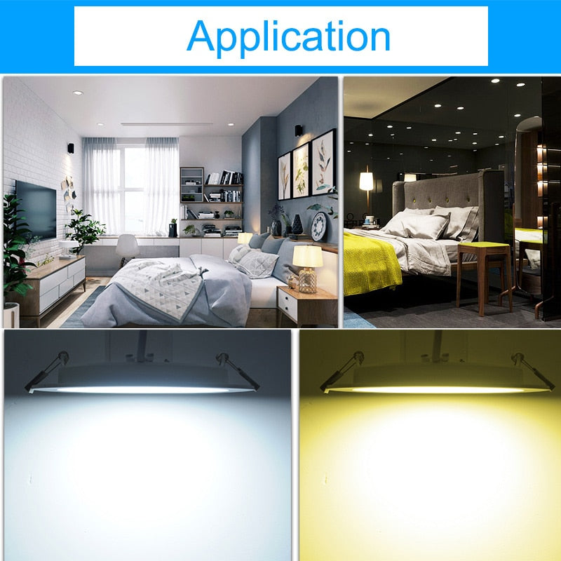 Green Eye led downlight 3w 5w 7w 12w 18w spot led downlight AC 220V 240V led lamp 2835SMD Ultra thin round panel light bedroom