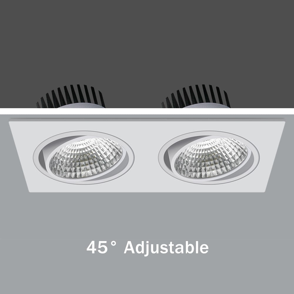 Dimmable Recessed led downlight 15W 7W cob spot light 24W 30W Recessed led lamp Modern indoor Bedroom Living room Ceiling Lamp