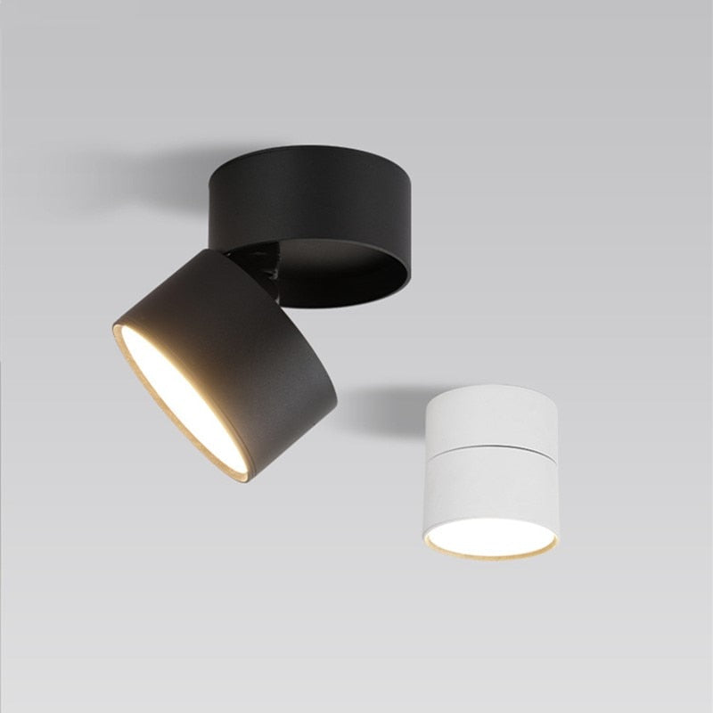 Dimmable Folding Anti-glare LED Downlight 7W 10W 15W 18W SMD5730 Chip Surface Mounted Spot Light Ceiling Lamp +Led Drive