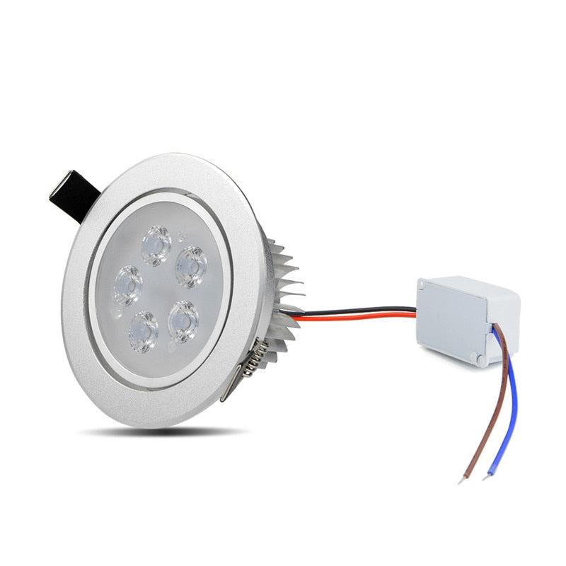 Recessed Led 5W 7W LED Ceilling Light LED Downlight 85-265V Round Indoor 10pcs 4pcs Lighting Spotlight Led Panel Lamp