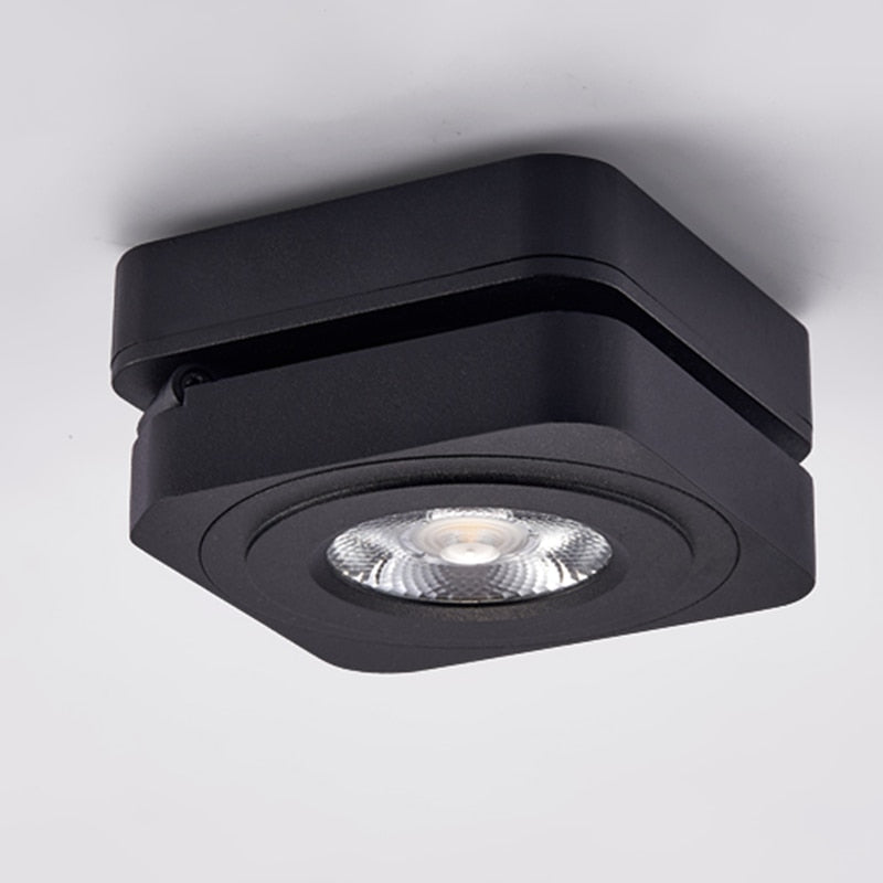 Dimmable Rotating Folding LED Downlights 7W/9W/12W/15W COB LED Ceiling Spot Lights AC85-265V LED Ceiling Lamps Indoor Lighting