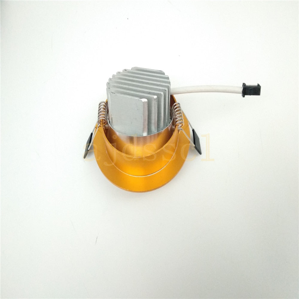 Super Bright Dimmable Led downlight light COB CeilingSpot Light 3w 5w 7w 12w ceiling recessed 100PCS Lights Indoor Lighting