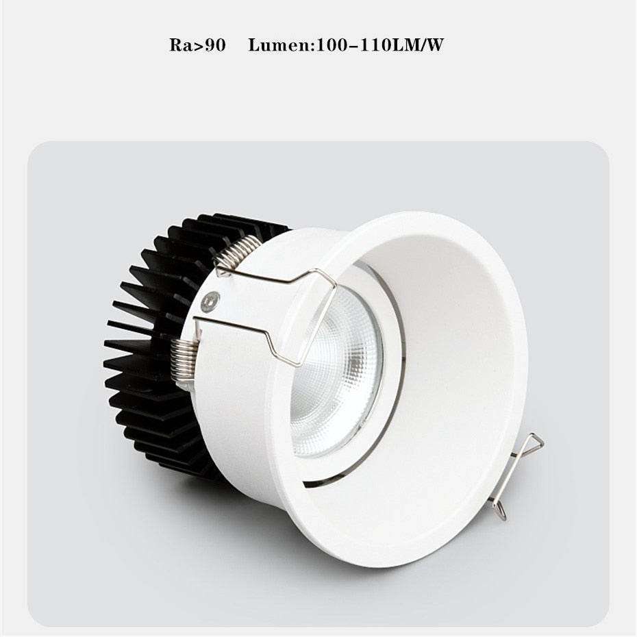 LED Downlight Spot Light Led Lamp 220V 110V Spotlight Recessed Ceiling 7/10/15/20W DownLight COB For Kitchen Indoor Lighting