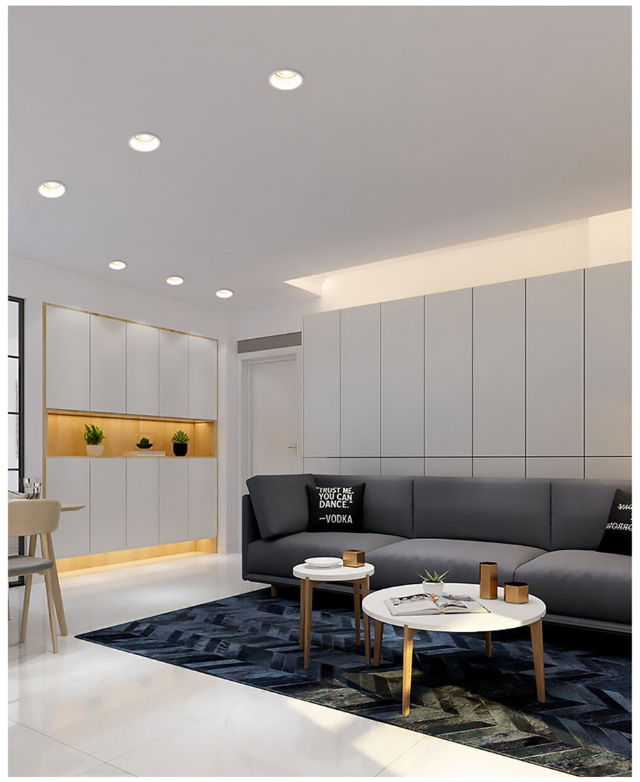 LED Downlight Spot Light Led Lamp 220V 110V Spotlight Recessed Ceiling 7/10/15/20W DownLight COB For Kitchen Indoor Lighting