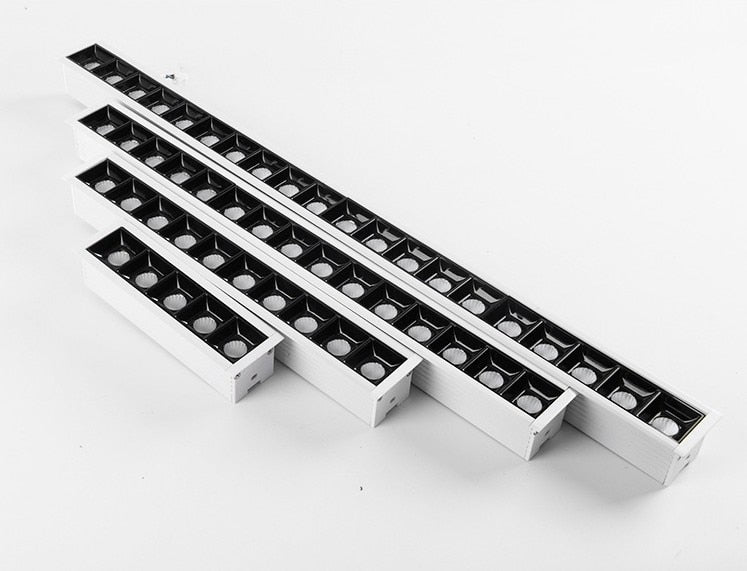 Dimmable Recessed Strip LED Ceiling Lights 10W 20W 30W 40W COB Downlights AC85~265V LED Lamp indoor Lighting