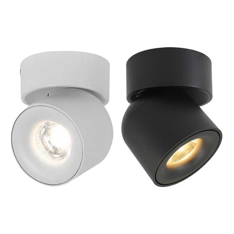 LED 360° Ceiling Spot Light Indoor Wall Downlight Rotation Spot Lighting 7W For Kitchen Bedroom Indoor Lamp