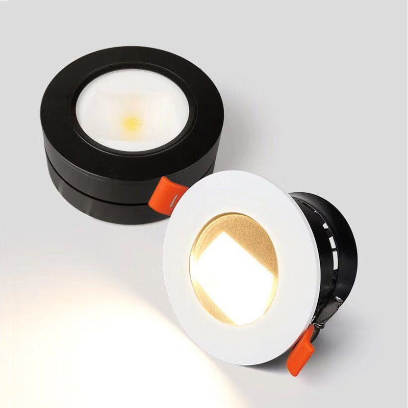 Surface mounted LED downlight C0B spotlight 3W 5W 7W 10W ultra-thin driverless 25° oblique spot light LED ceiling light AC220V