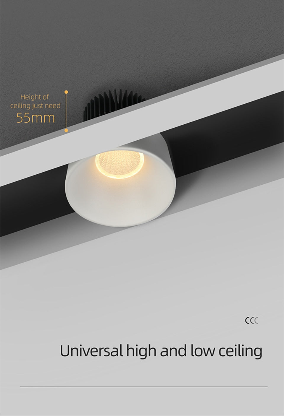 Aisilan Modern Recessed Downlight design led Lamp Ceiling Recess Hidden Lights Indoor Lighting Spot Living Room Spotlights