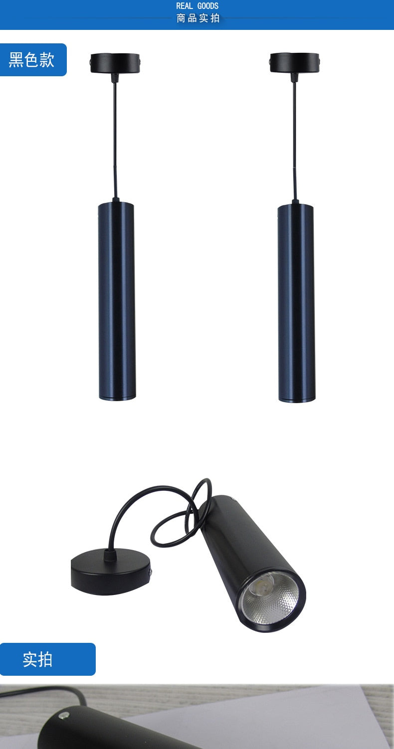 Surface Mounted Led Chandelier light 3W 7W 12W 85-265V 6PCS/LOT lamp COB Led downlight