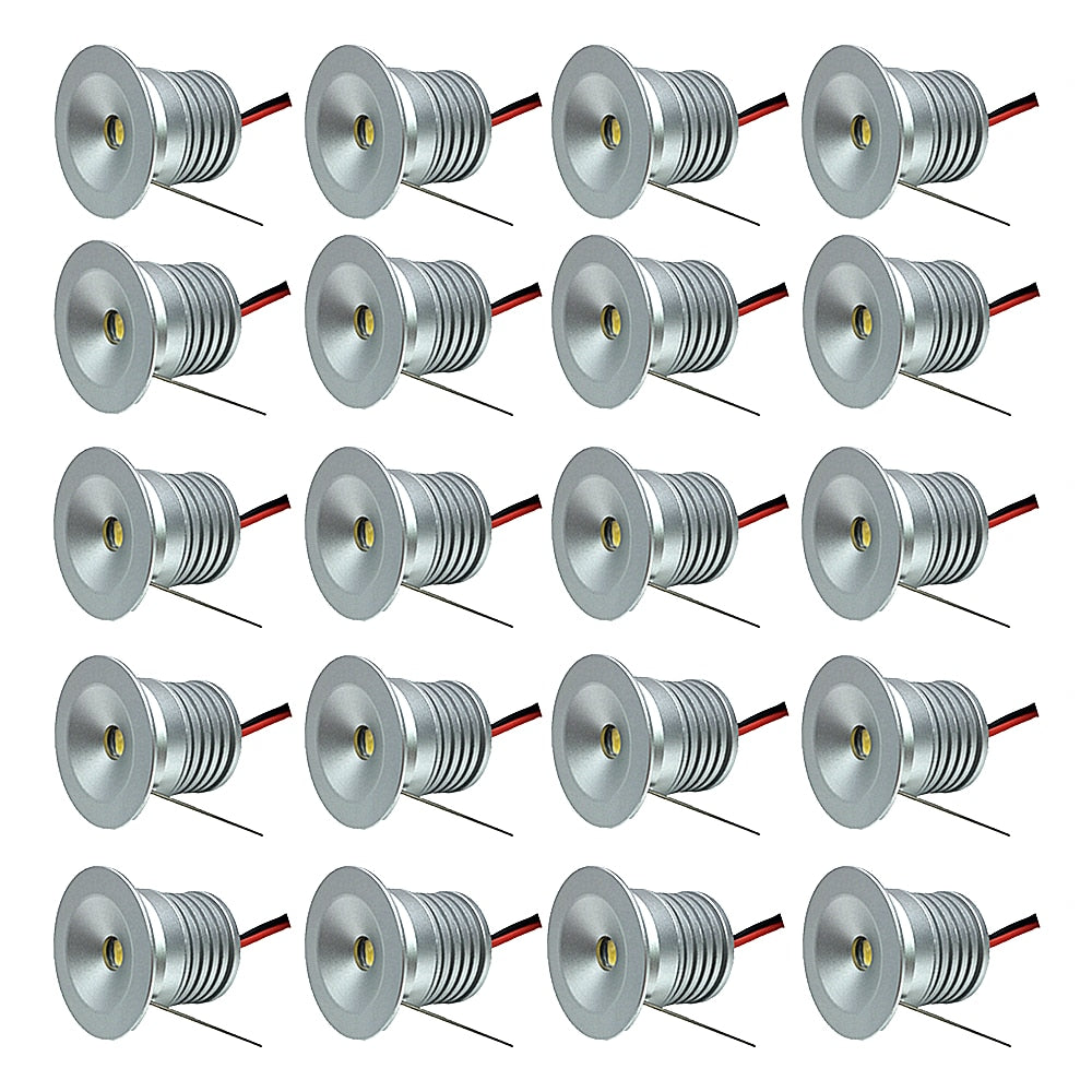 IP65 1W Mini LED Downlight Indoor Recessed Dimmable Spot Light DC12V Home Bathroom Corridor Ceiling Cabinet Bulb Decor Lighting