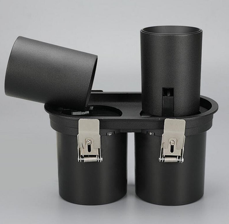 Dimmable Recessed Folding Rotation 360° LED Downlights 12W 18W 24W COB LED Ceiling Spot lights AC85~265V Background Painting Lamp