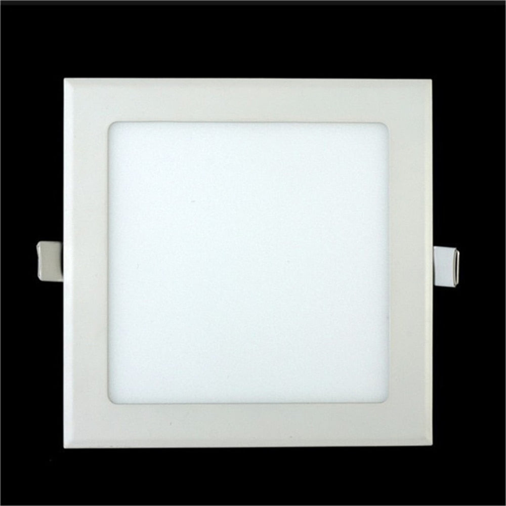 Led Panel Light 6W 6pcs/lot Round Square LED Spot light 9W 220V ceiling light Indoor Recessed Downlight 3W 4W for Home Hotel
