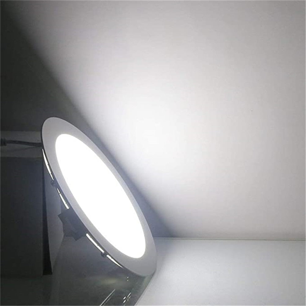 Led Panel Light 6W 6pcs/lot Round Square LED Spot light 9W 220V ceiling light Indoor Recessed Downlight 3W 4W for Home Hotel