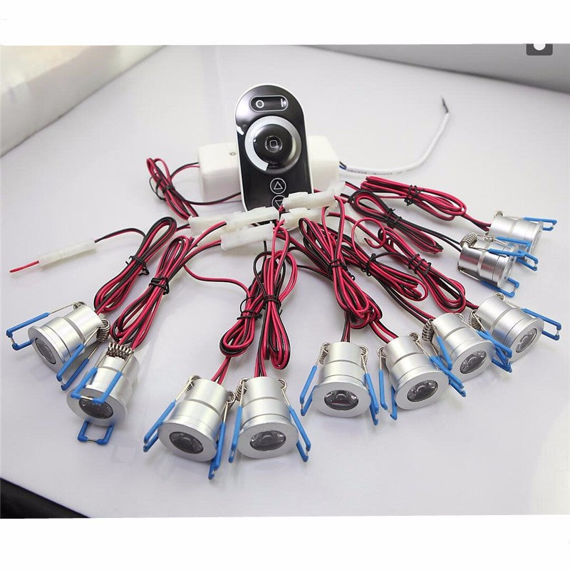 Dimmable 3W 1W MINI LED Home Lighting Living Bedroom LED Spotlight Recessed in LED Downlights +Driver 10pcs/lot