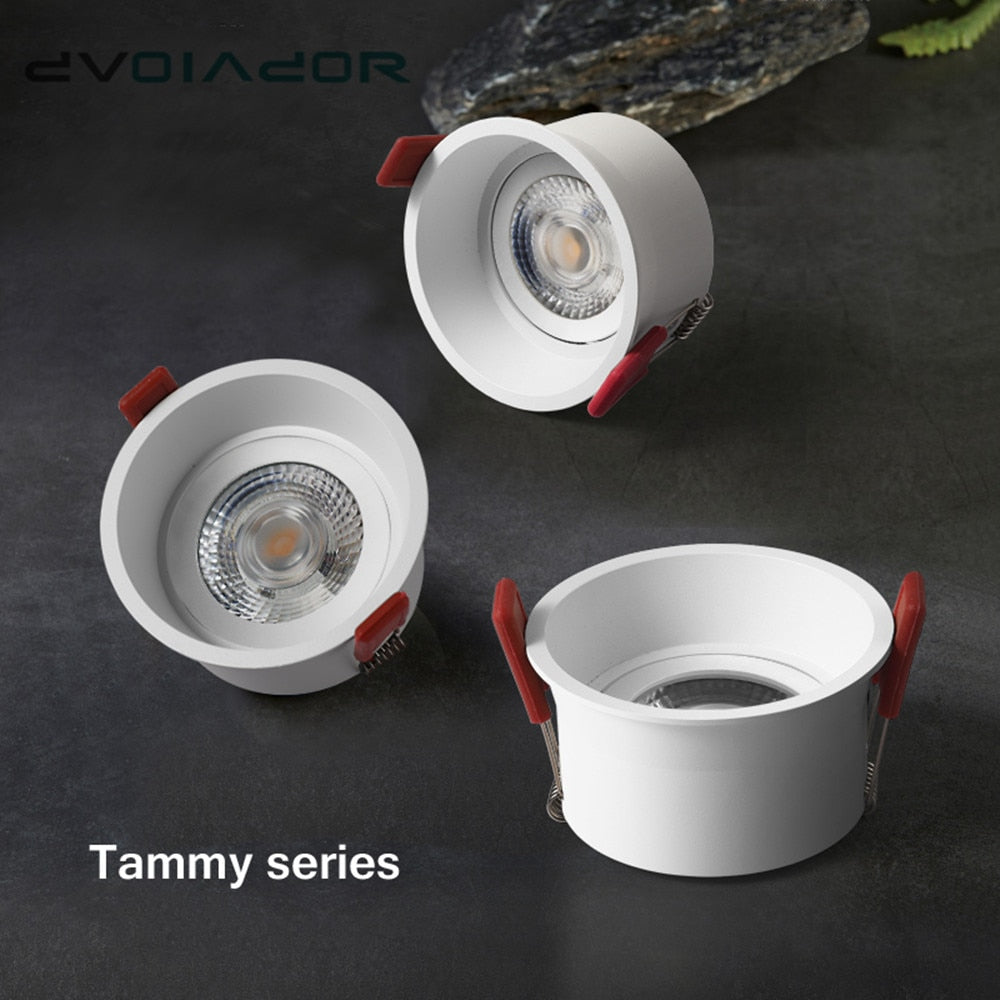 Simple Round Led Light Downlight Recessed Led Lighting 5W 7W 12W 15W Light Spot Anti-glare For Room Stores Office AC110V 220V