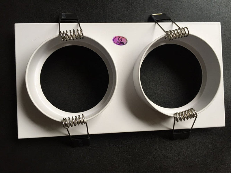 Led downlight double white square Dimmable light COB Ceiling Spot Light 2x10W ceiling recessed Lights Indoor Lighting