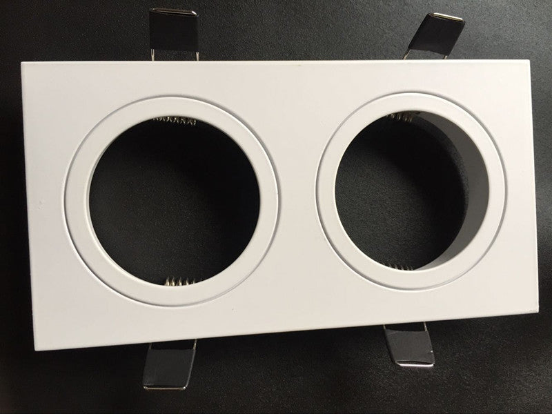 Led downlight double white square Dimmable light COB Ceiling Spot Light 2x10W ceiling recessed Lights Indoor Lighting