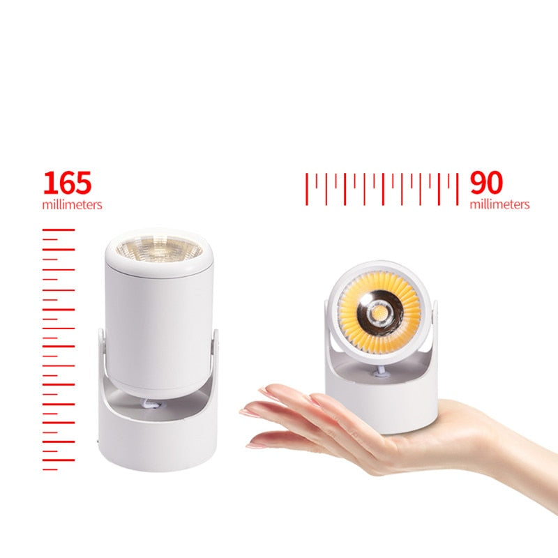 Dimmable LED Downlight 220V Adjustable Spotlight 12W 14W 18W 24W 110V Ceiling Lamp COB Warm white Natural white Indoor Lighting