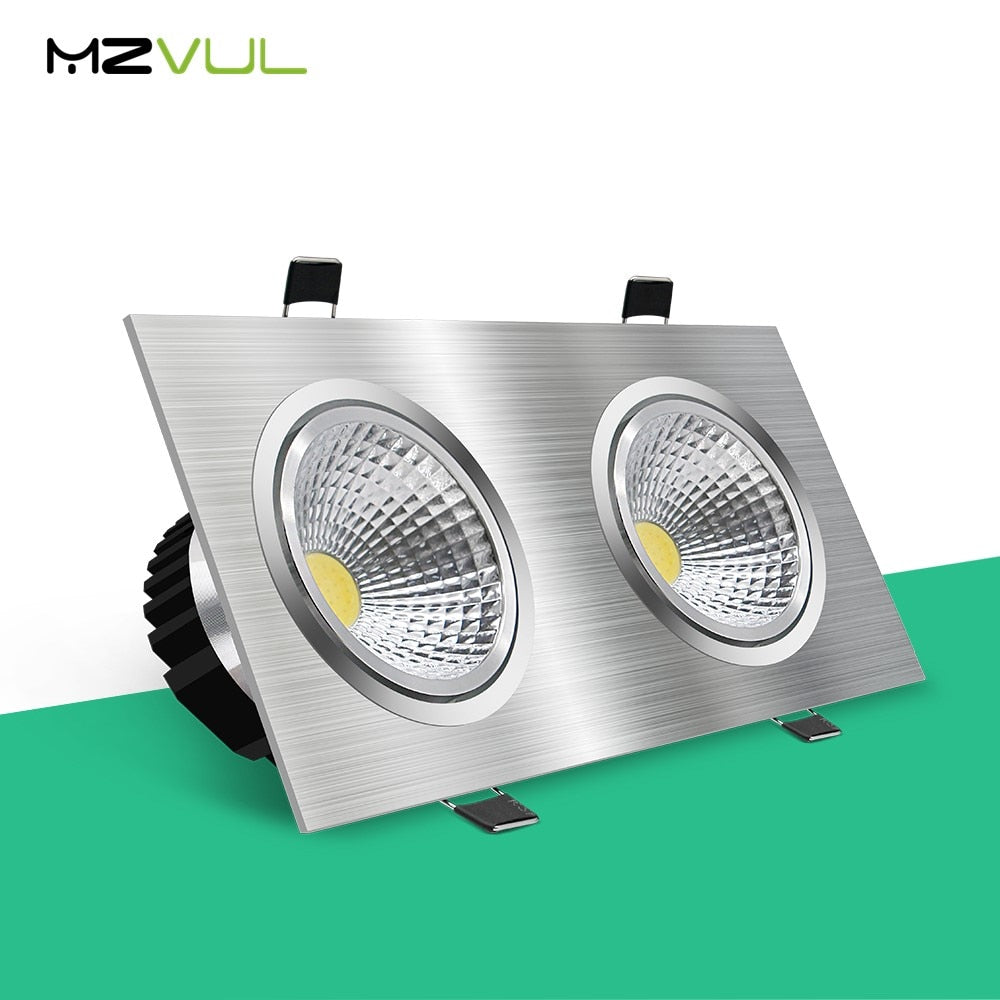 Dimmable LED Downlight 30W 24W Square Recessed Ceiling Lamp 7W 12W led spot lights Ceiling Fixtures Lighting Indoor Light Natural White